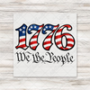 1776 We The People Transfer - T-SHIRT SIZE