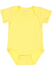 Fine Jersey Ribbed Knit Baby Onesie