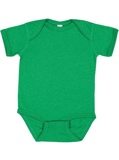 Fine Jersey Ribbed Knit Baby Onesie