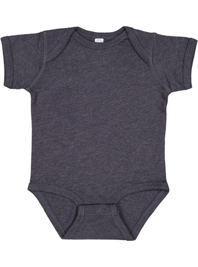 Fine Jersey Ribbed Knit Baby Onesie