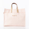 Canvas Utility Tote with Leather Handles