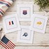 All American 1 - COCKTAIL NAPKIN SIZE