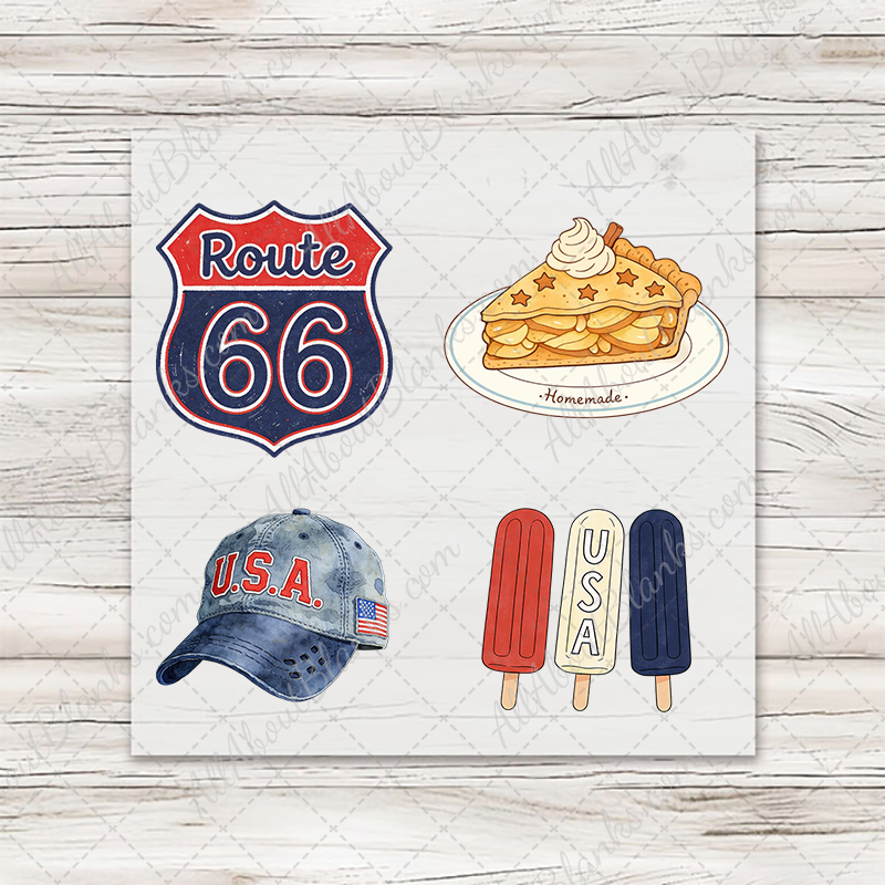 All American 1 - COCKTAIL NAPKIN SIZE