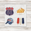 All American 1 - COCKTAIL NAPKIN SIZE