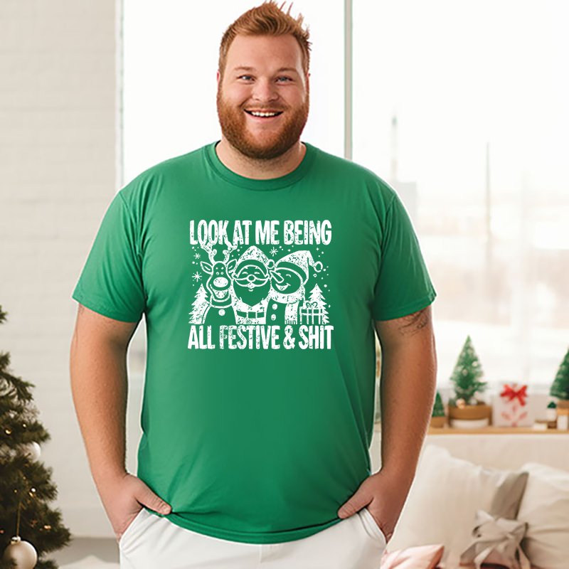 Festive & Shit T-Shirt Transfer