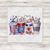 All-American Nurse Coffee Cups DTF Transfer