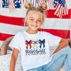 Baseball Is My Favorite Season Patriotic Bows Transfer