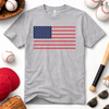 Baseball Stitch American Flag Transfer