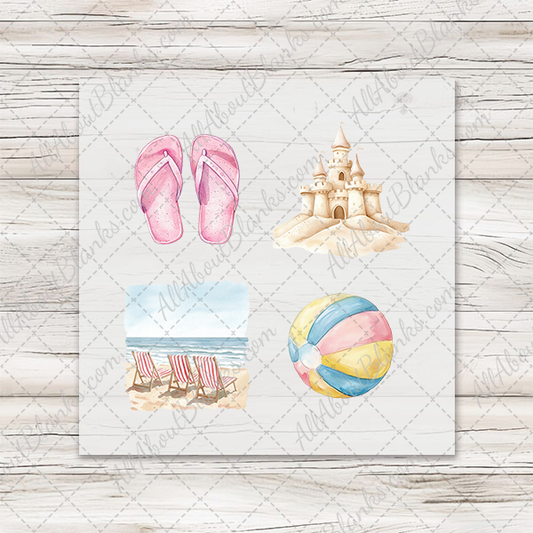 Beach Bliss 2 - COCKTAIL NAPKIN SIZE