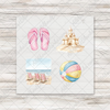 Beach Bliss 2 - COCKTAIL NAPKIN SIZE