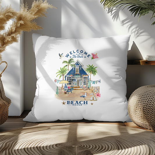 Beach House Welcome Sign Transfer