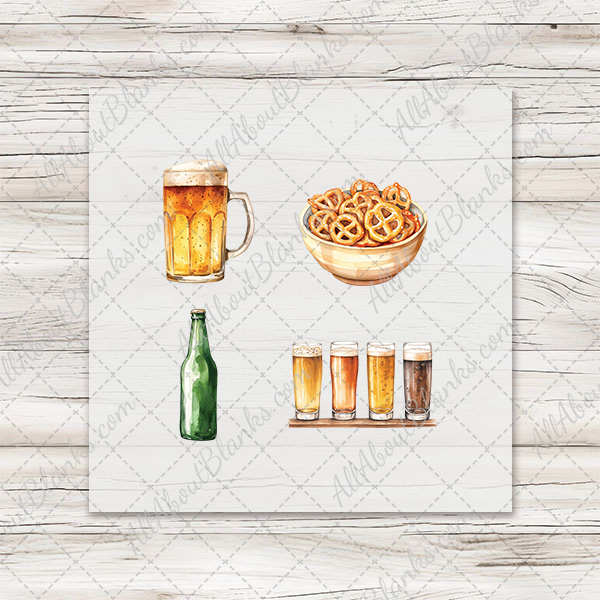 Beer Designs - COCKTAIL NAPKIN SIZE