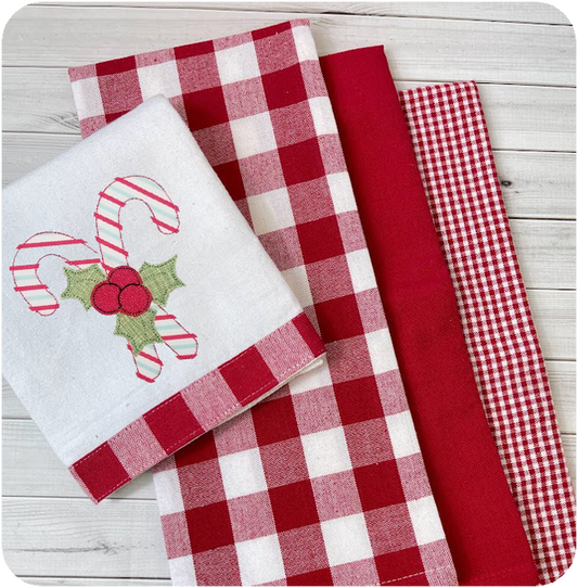 Red Kitchen Towel Collection