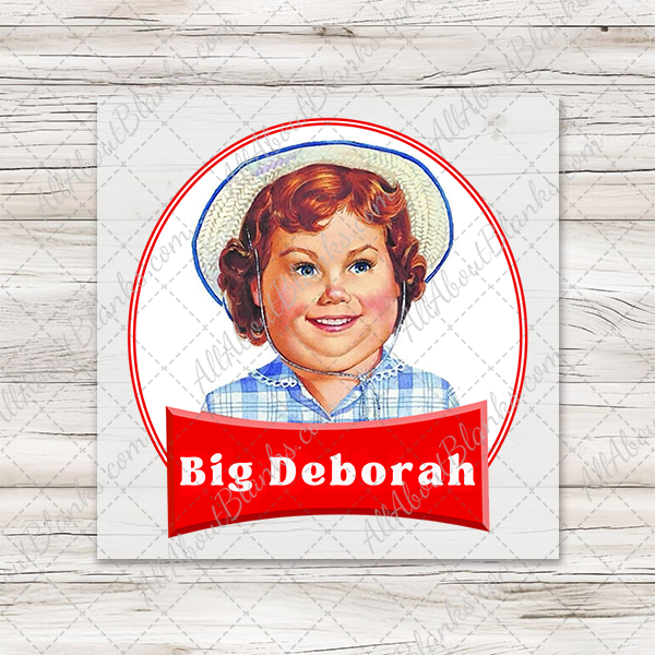 Big Deborah DTF Transfer - T-SHIRT SIZE