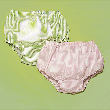 Seersucker Diaper Cover Panties