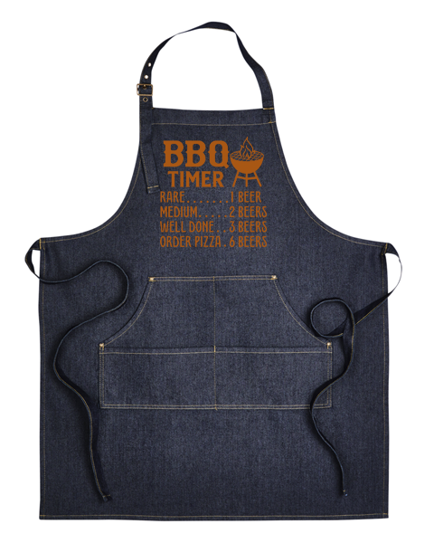 Unisex Denim Apron - Indigo