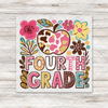 Boho Floral Grades Back To School Transfers