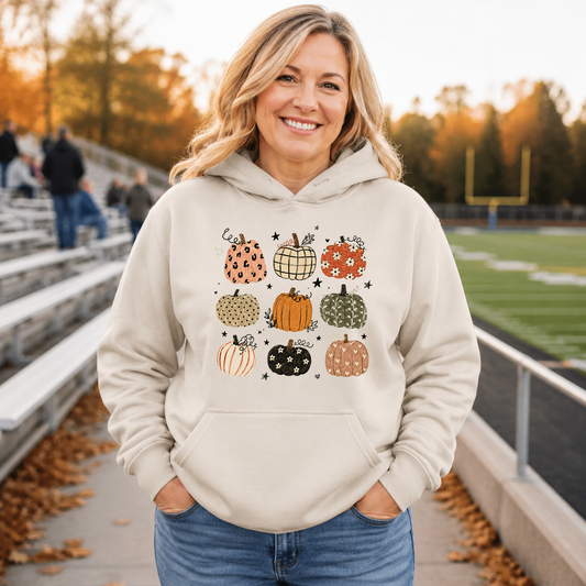 Boho Pumpkins Coquette Transfer - T-SHIRT SIZE