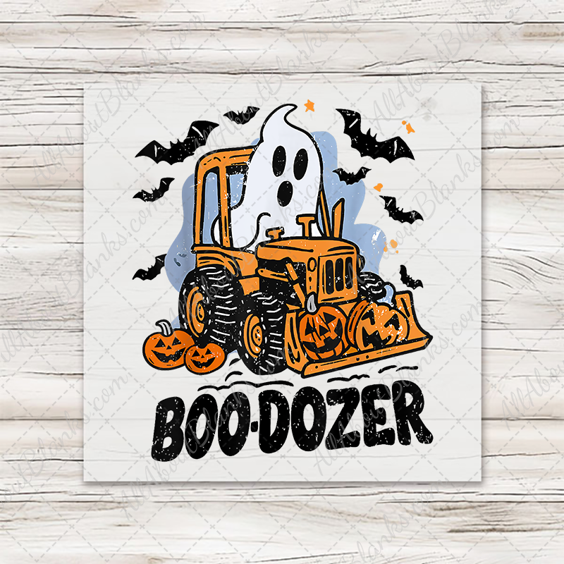 Boo-dozer Halloween Transfer