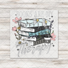 Books Are My Therapy Transfer - T-SHIRT SIZE