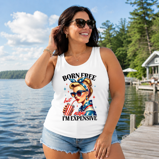 Born Free But Now I'm Expensive Transfer - T-SHIRT SIZE