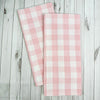 Valentines Pastel Buffalo Check Kitchen Towels