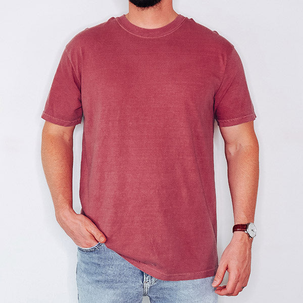 Comfort Colors Adult Heavyweight Tee - Crimson
