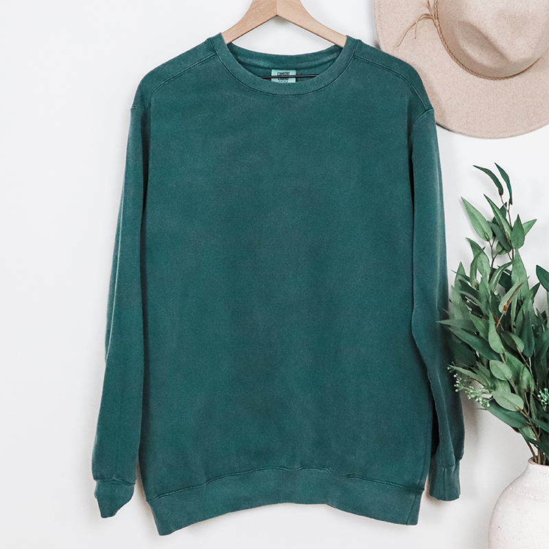Comfort Colors Garment-Dyed Sweatshirt - Blue Spruce