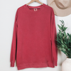 Comfort Colors Garment-Dyed Sweatshirt - Crimson