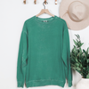Comfort Colors Garment-Dyed Sweatshirt - Light Green
