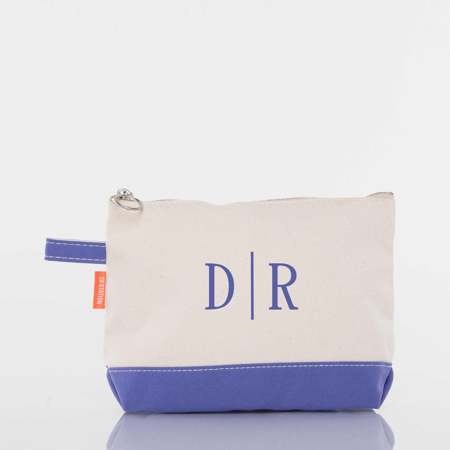 Canvas Zippered Make-Up Bag