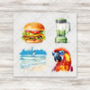 Cheeseburger Paradise 1 - COCKTAIL NAPKIN SIZE