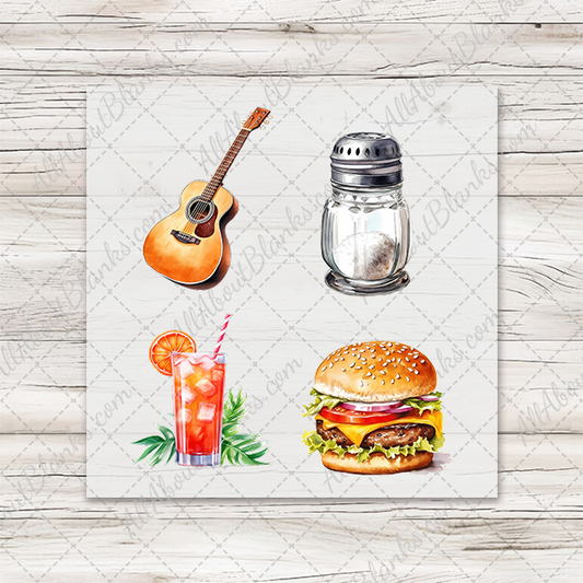 Cheeseburger Paradise 2 - COCKTAIL NAPKIN SIZE