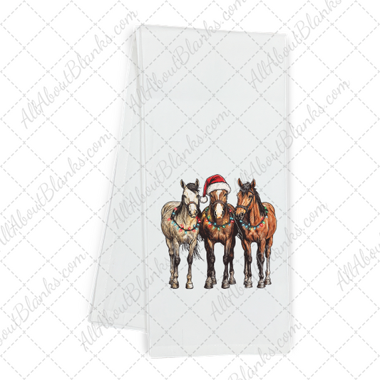Christmas Horses Trio Transfer