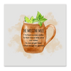 Kitchen Towel Cocktail Recipe Transfer - Moscow Mule