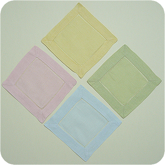 Solid Pastel 6x6 Cocktail Napkins