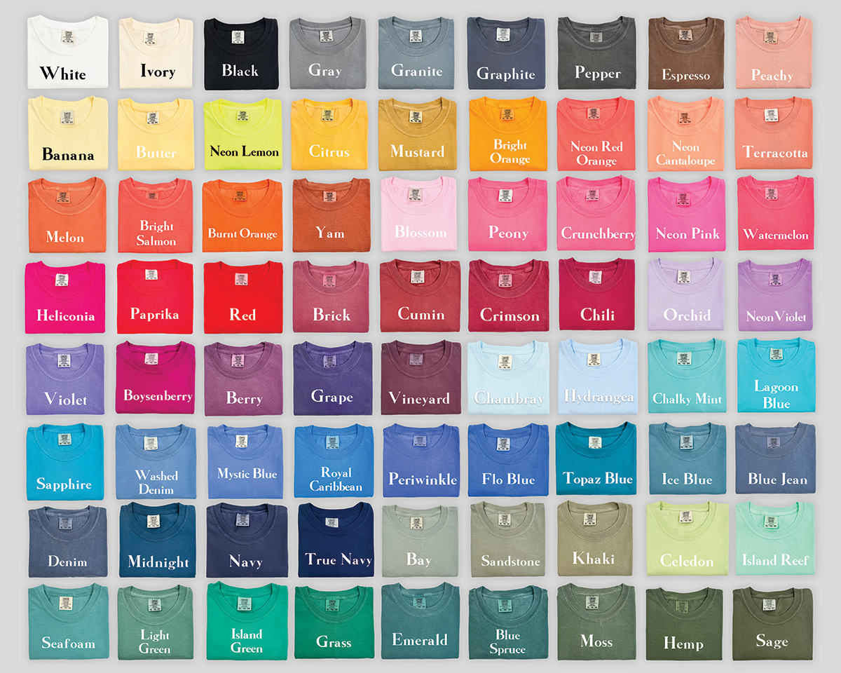 Comfort Colors Adult Heavyweight Tee - Blossom