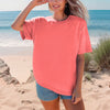 Comfort Colors Adult Heavyweight Tee - Neon Red Orange
