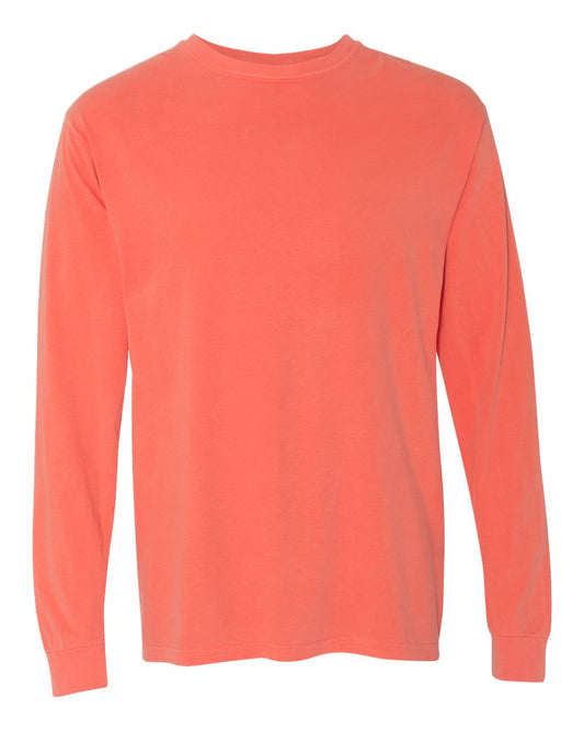Comfort Colors Adult Heavyweight Long-Sleeve Tee - Bright Salmon