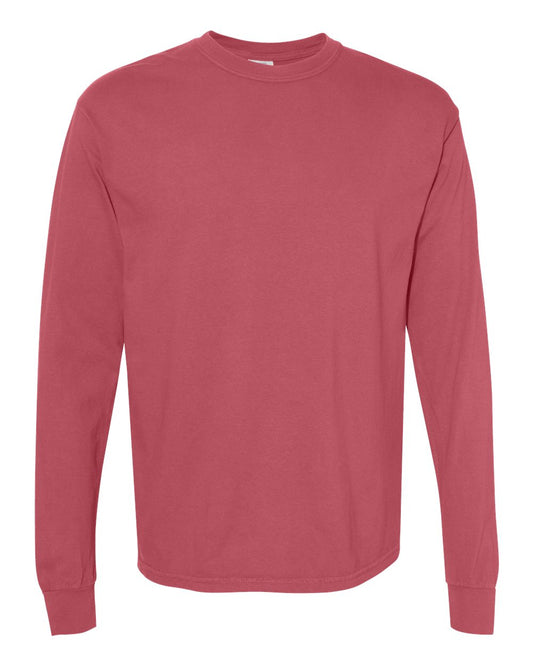 Comfort Colors Adult Heavyweight Long-Sleeve Tee - Crimson