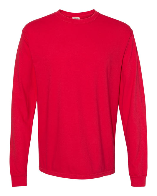 Comfort Colors Adult Heavyweight Long-Sleeve Tee - Red