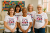 Crazy to Quilt Flamingos Transfer - T-SHIRT SIZE