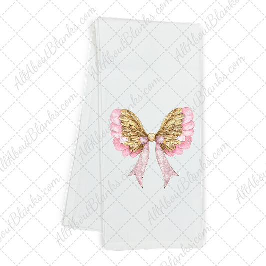 Cupid Wings Pink & Gold DTF Transfer