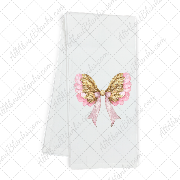 Cupid Wings Pink & Gold DTF Transfer