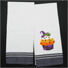 Wide Dobby Border Kitchen Towels