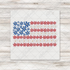 Daisy USA Flag Transfer - T-SHIRT SIZE
