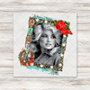 Dolly Floral Picture Frame Transfer