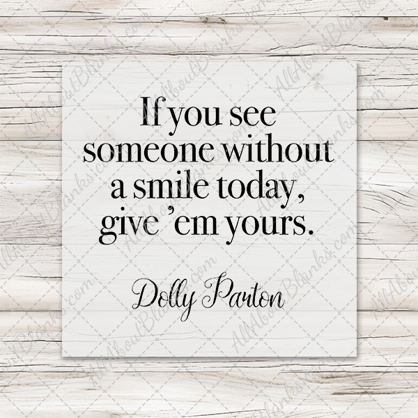 Dolly Parton Smile DTF Transfer