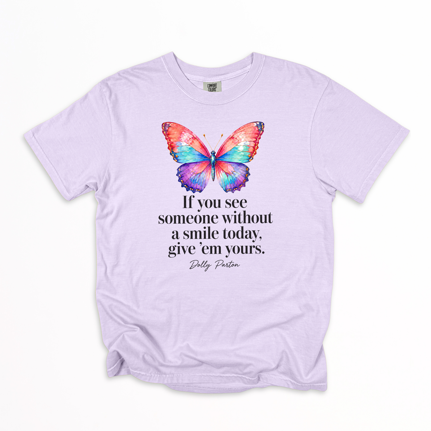 Dolly Parton Smile Transfer - T-SHIRT SIZE