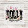 Dolly Wildflowers Transfer - T-SHIRT SIZE